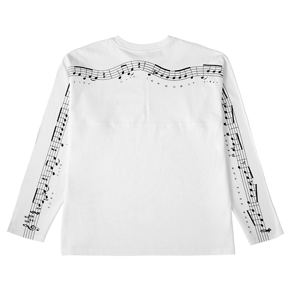 MELODY LONG T-SHIRT WHITE – kemio store