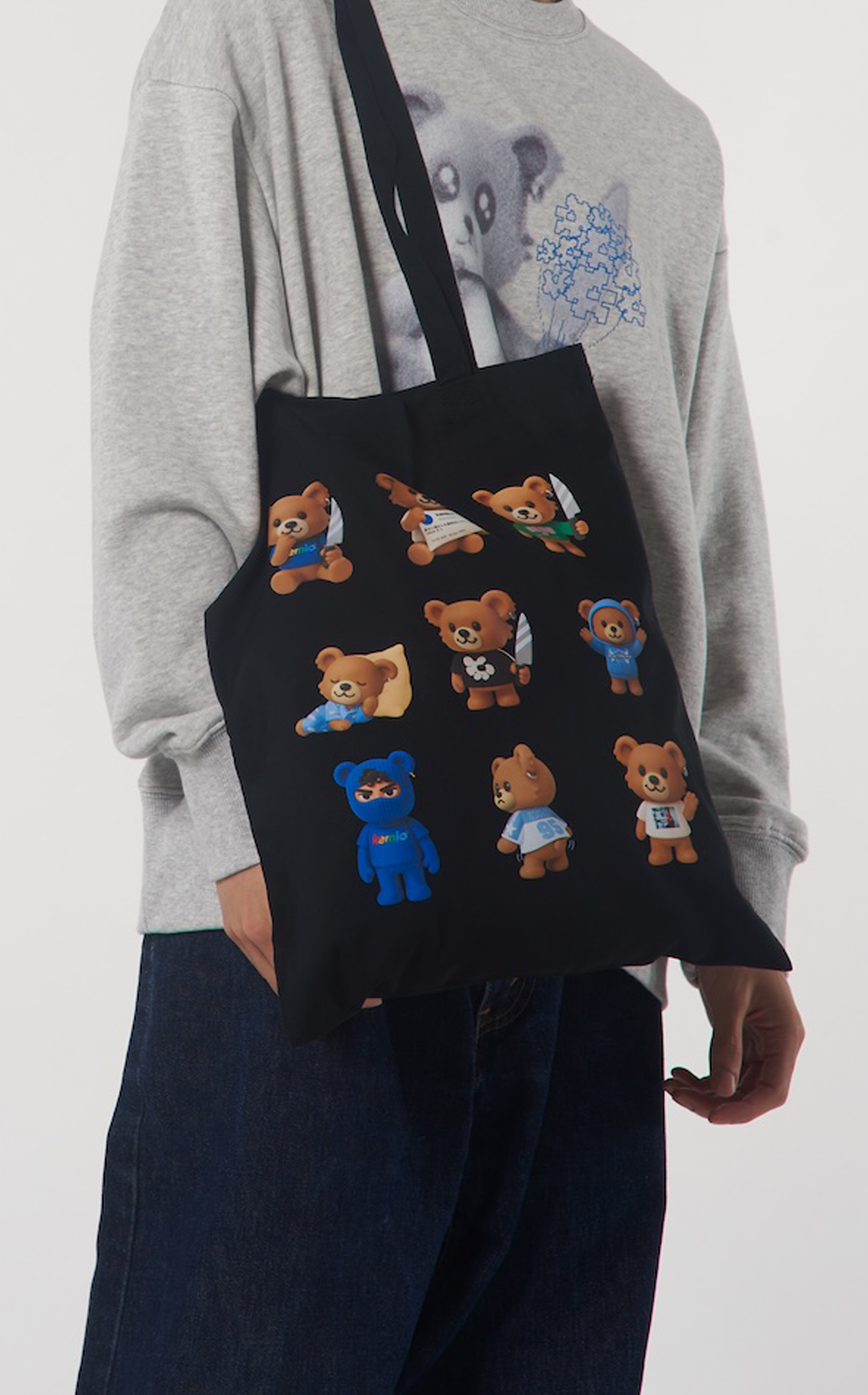 keddy SHOPPING BAG LIGHT GRAY