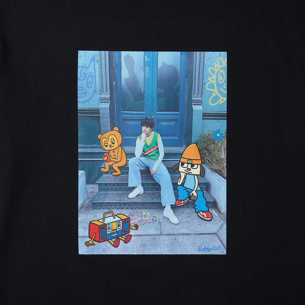 PARAPPA × kemio TEE BLACK