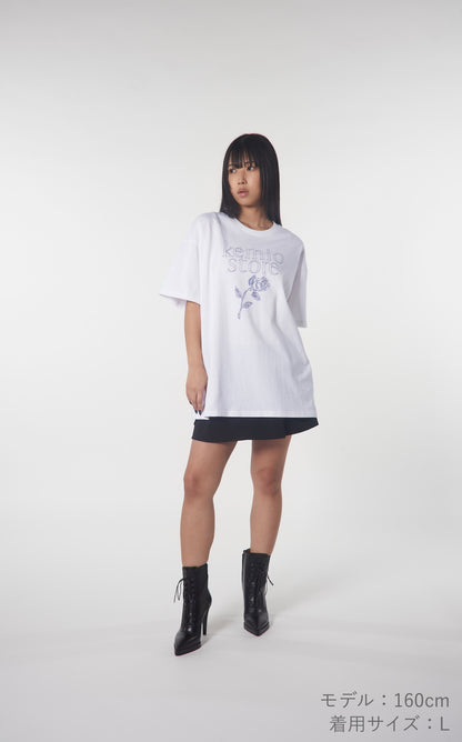 ASCII ROSE T-SHIRT WHITE