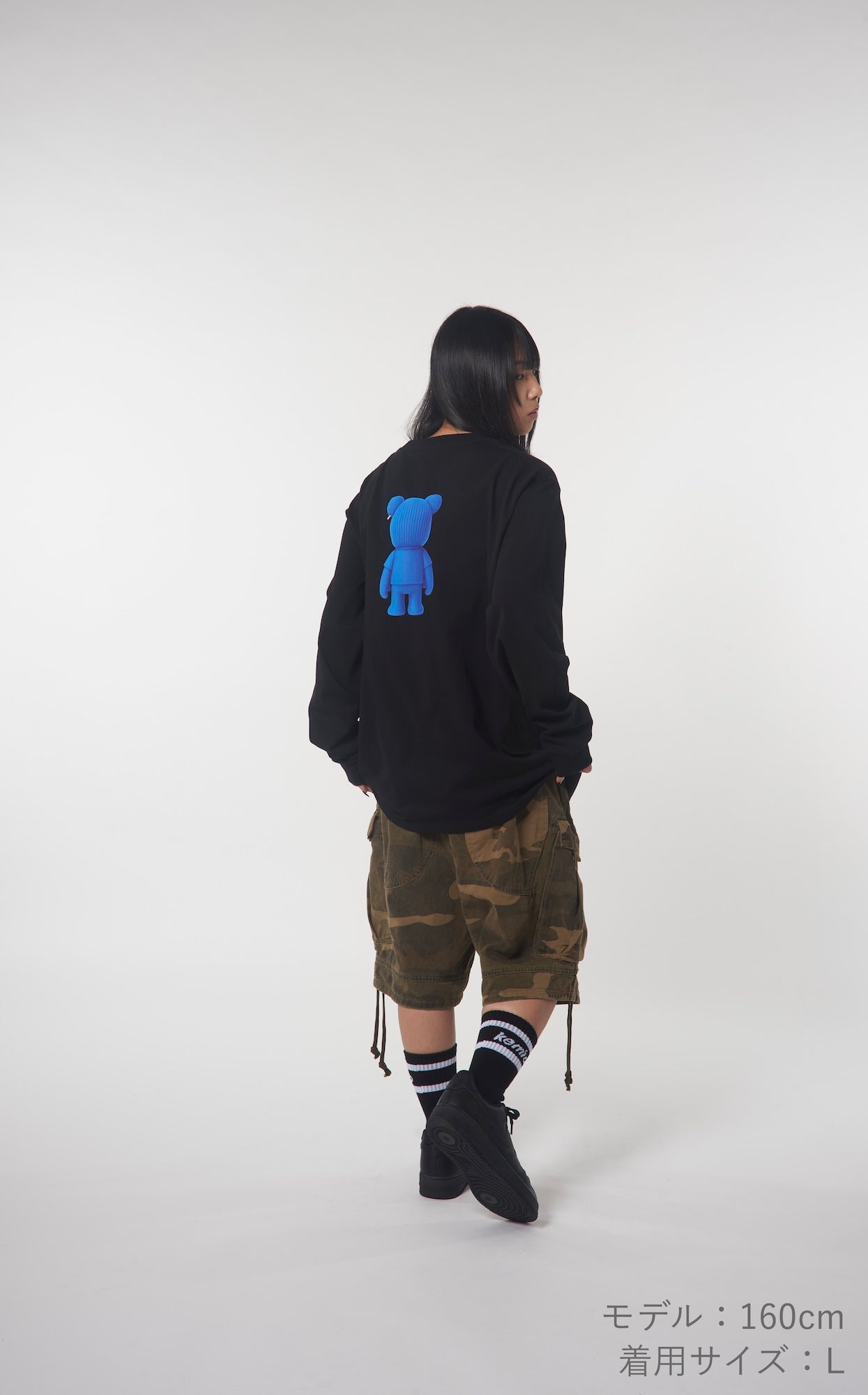 CLAY kemio LONG T-SHIRT WHITE