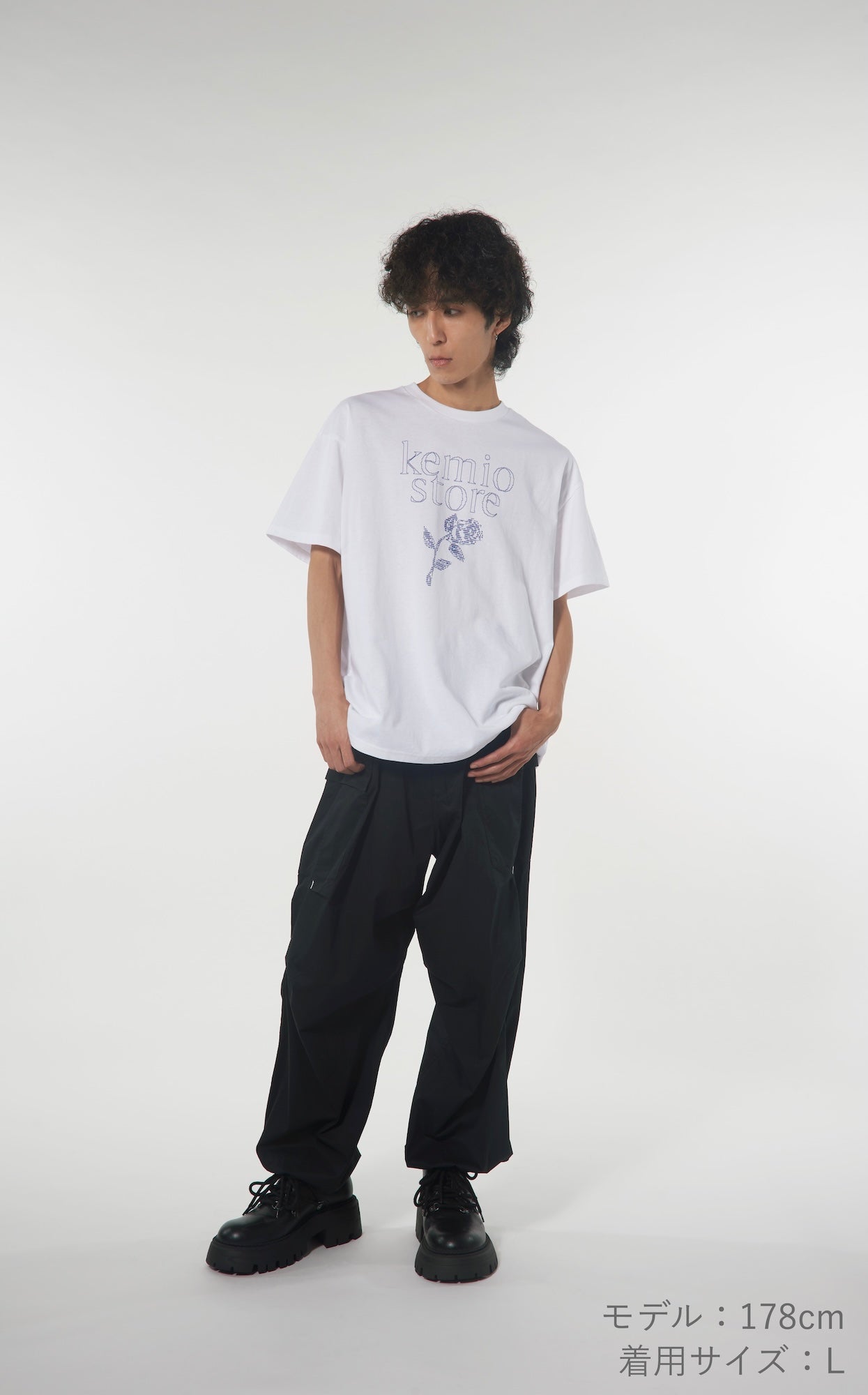 ASCII ROSE T-SHIRT WHITE