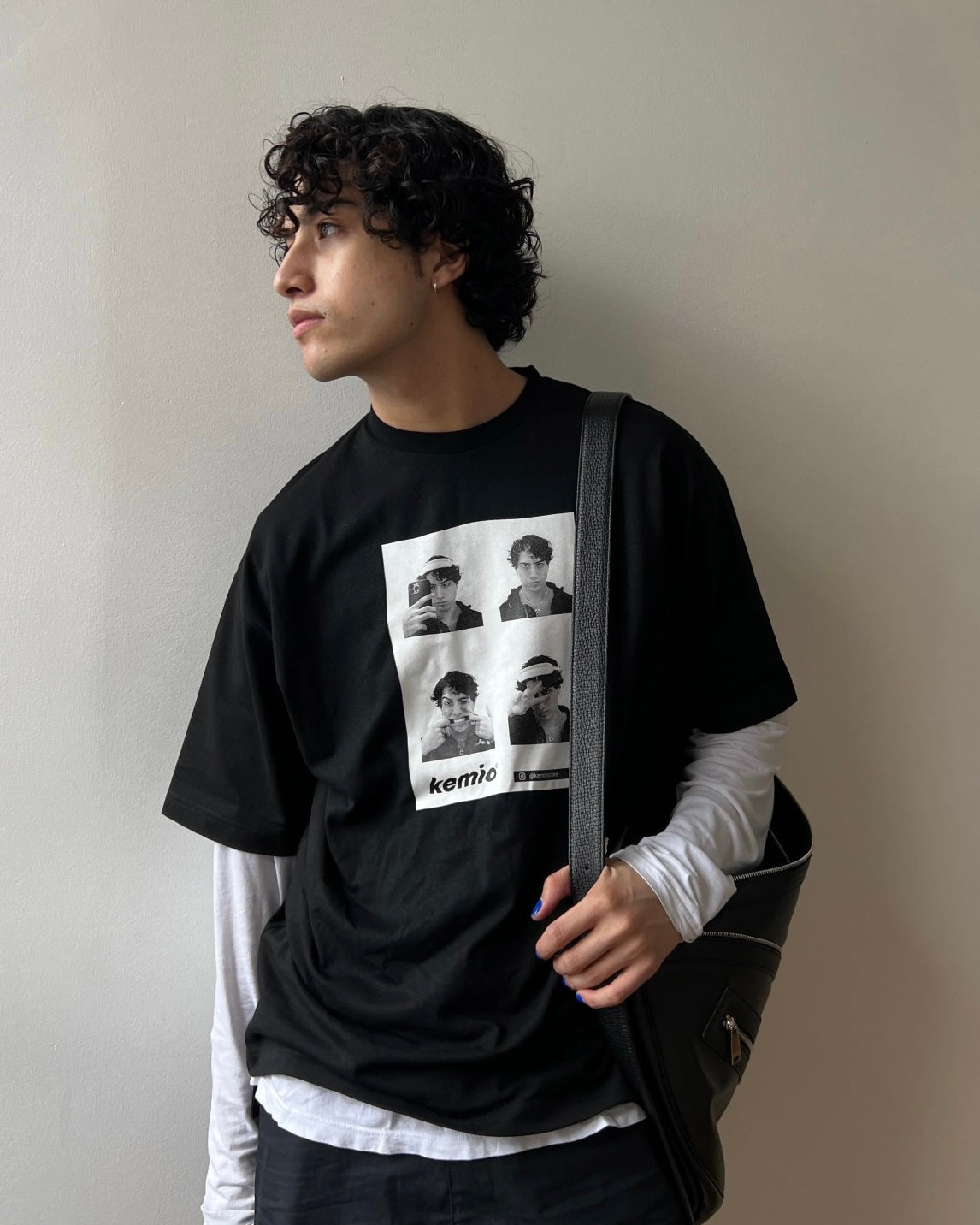 PHOTO T-SHIRT BLACK – kemio store