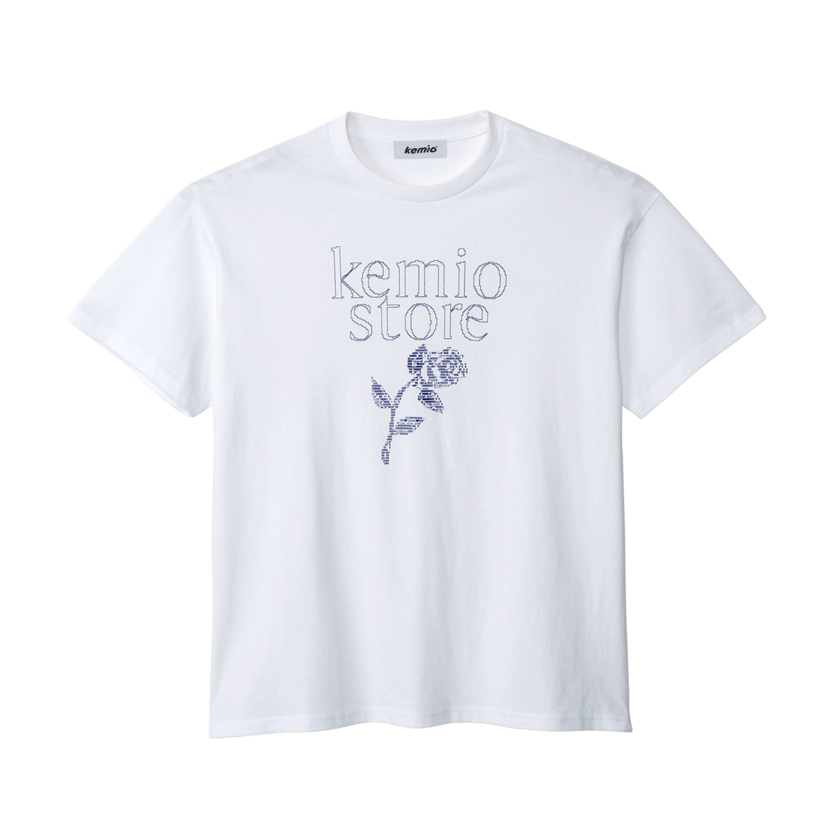 ASCII ROSE T-SHIRT WHITE