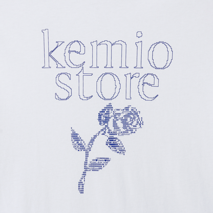 ASCII ROSE T-SHIRT WHITE