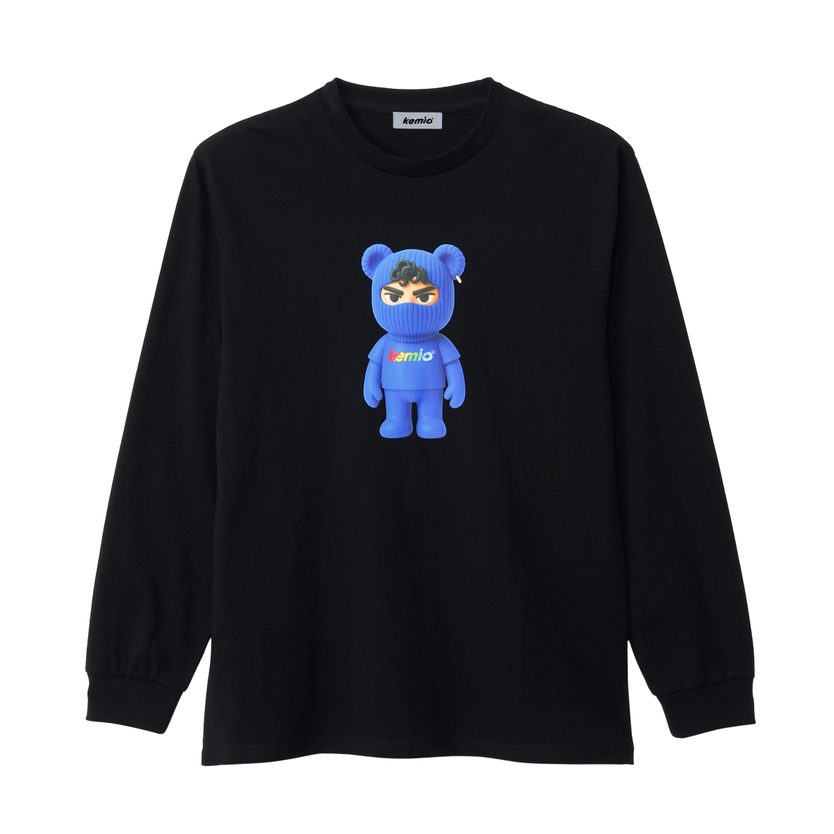 CLAY kemio LONG T-SHIRT BLACK