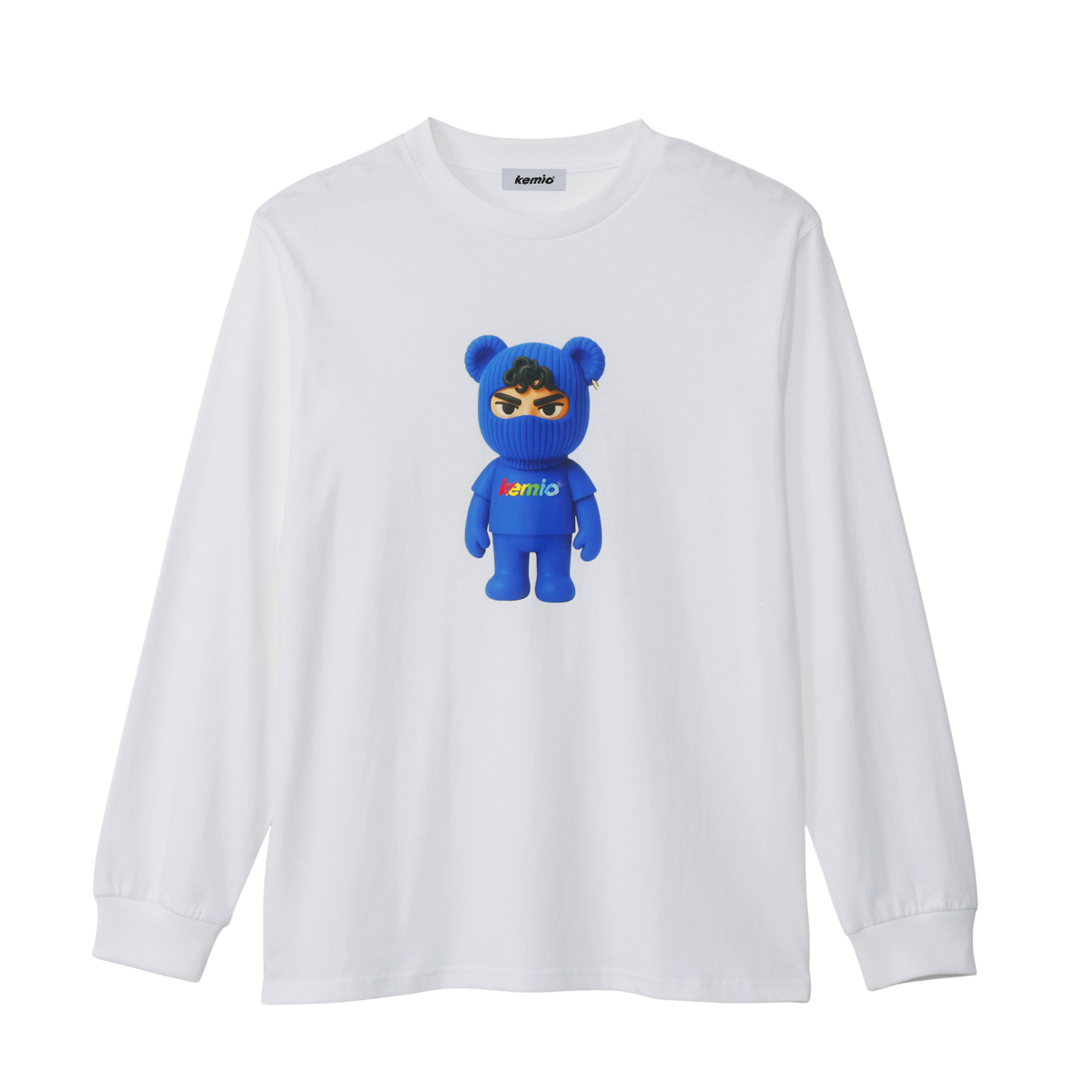 CLAY kemio LONG T-SHIRT WHITE