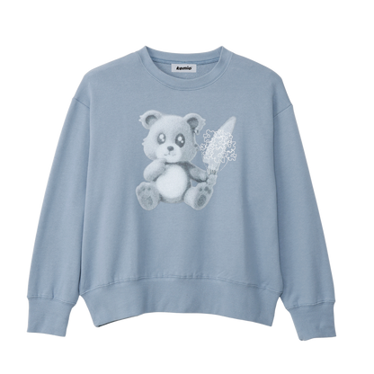 BOUQUET SWEAT BLUE GRAY