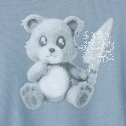 BOUQUET SWEAT BLUE GRAY