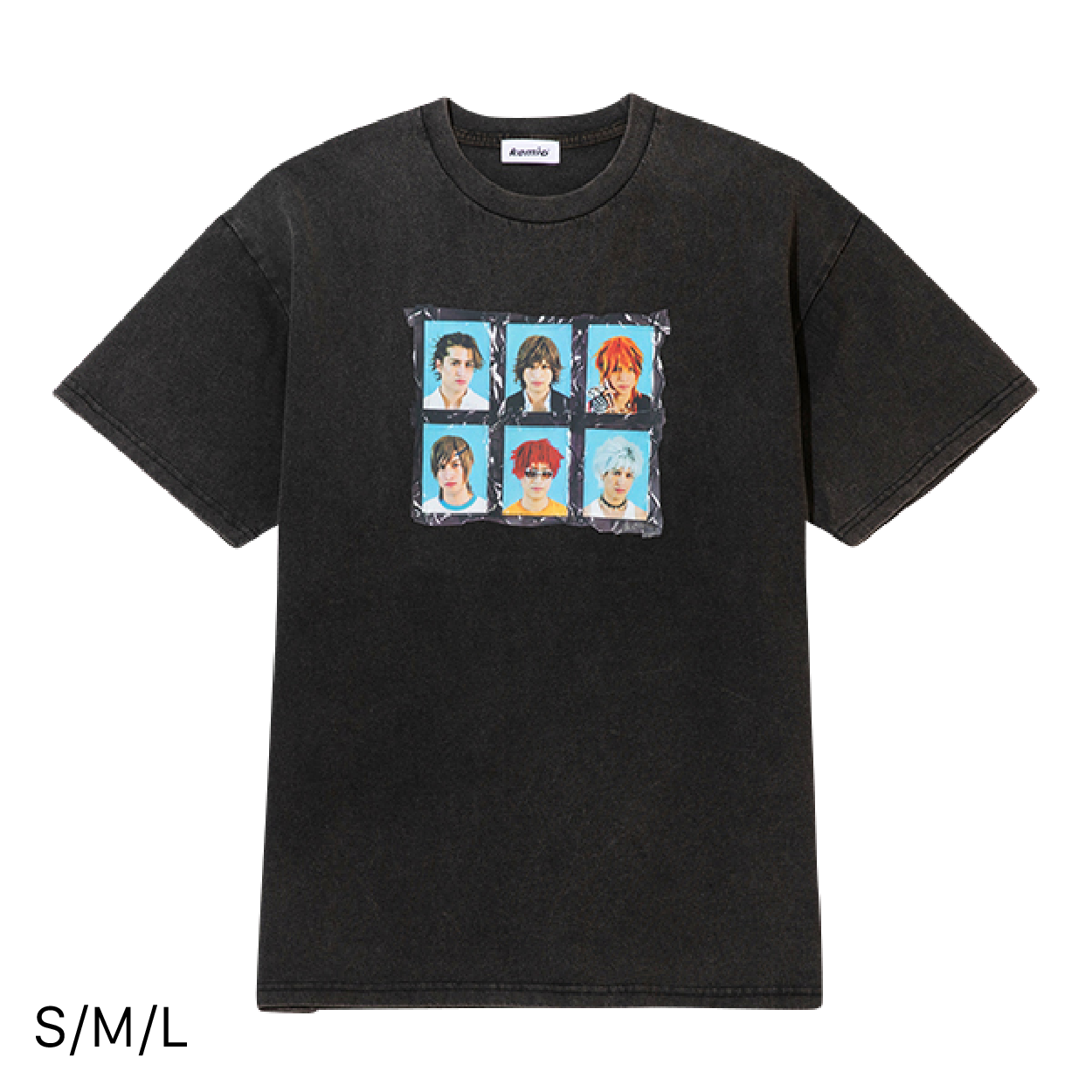 ID PHOTO T-SHIRT ASH GRAY